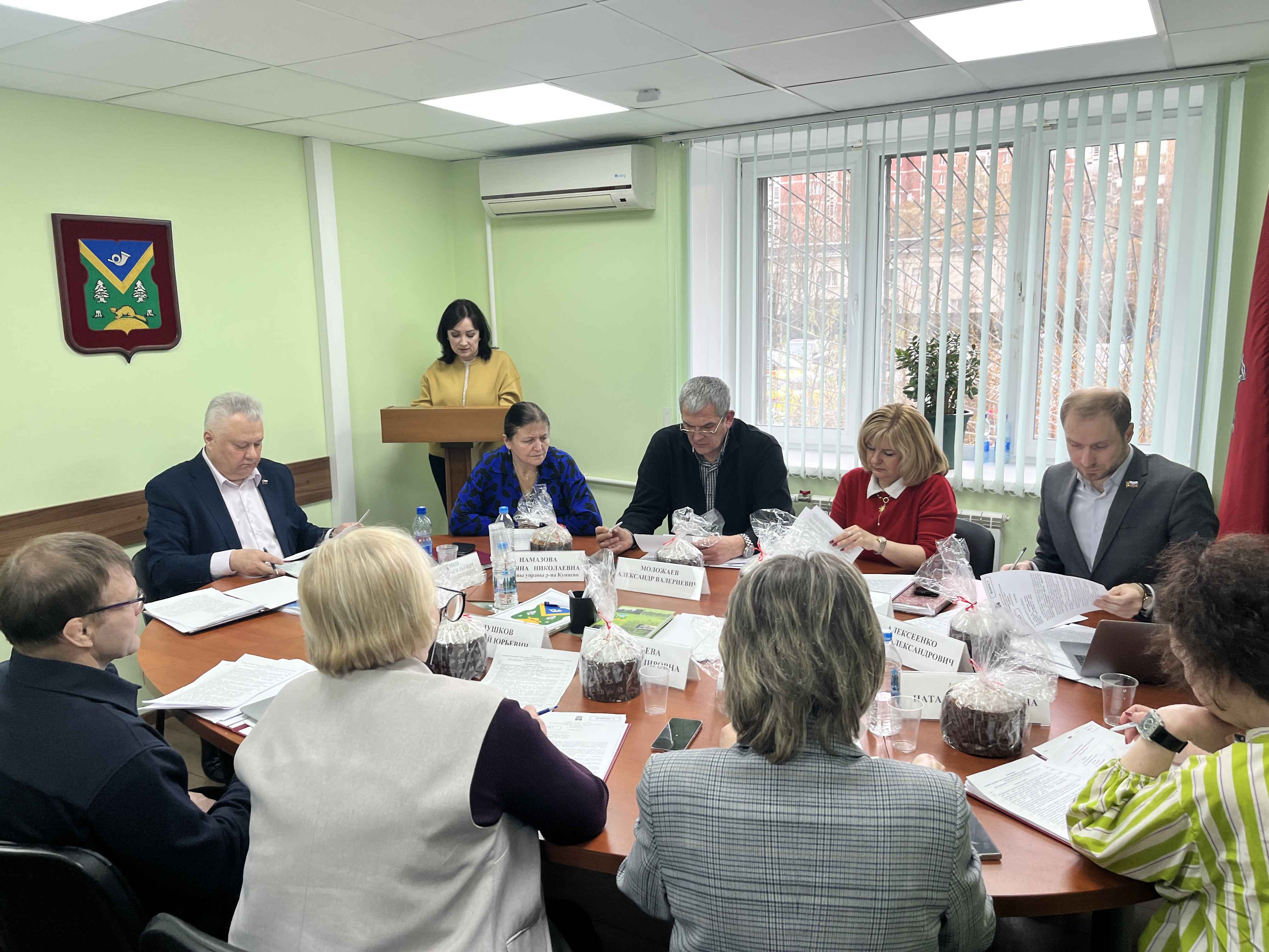 В Совете депутатов Кунцево состоялось очередное заседание